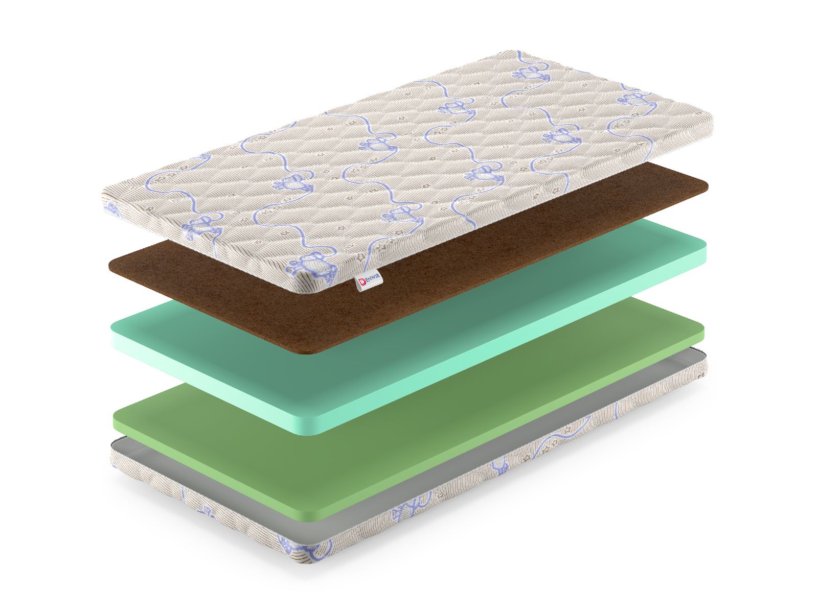 Матрас Denwir BABY SPRINGLESS ECO FOAM HARD 9 - купить в Москве: цена в ...