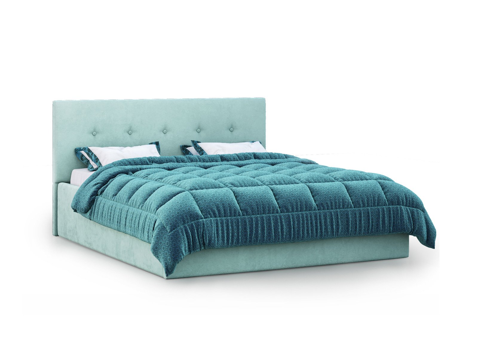 Кровать Nuvola Bianco Lite Velutto 14 160х200 - Купить недорого по ...