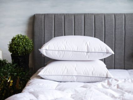 Подушка German Grass Gray Familie Down упругая