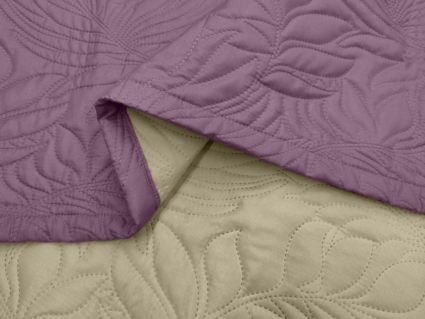 Покрывало Primavelle Arti Листья фиолетовое