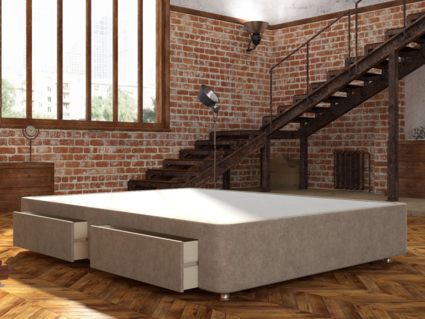 Кровать Mr.Mattress Site Box велюр Milk 160х200 уцененная 266