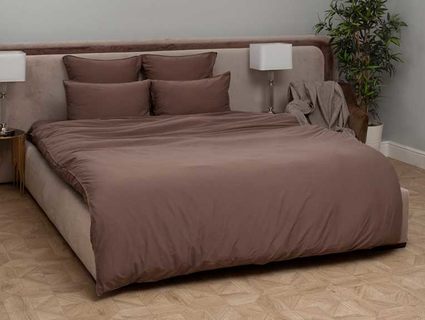 Комплект постельного белья BOVI SOFT SATEEN шоколадный