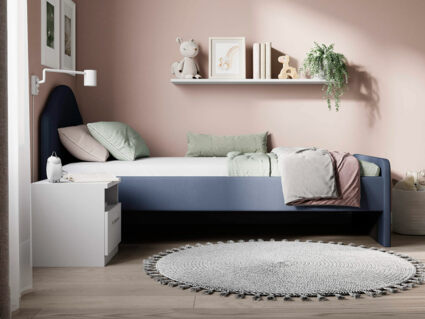 Кровать Сонум Emma Микровелюр лаванда