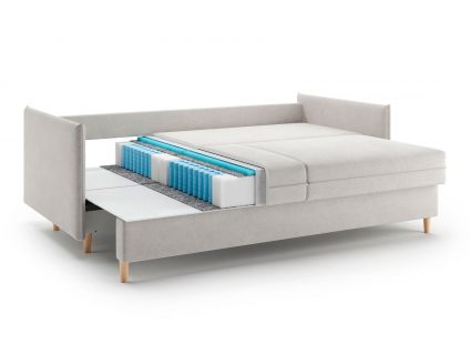 Диван Сонум Rain Микровелюр бежевый