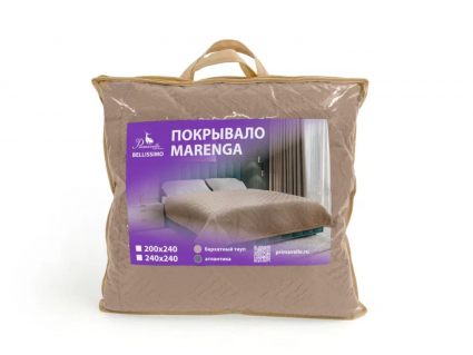 Покрывало Primavelle Marenga бархатный тауп