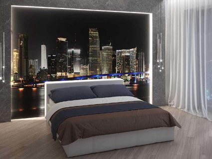 Кровать Corretto Стелла бежевый (с подъемным механизмом)