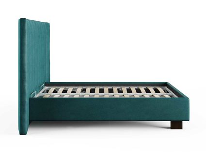 Кровать Сонум Barbara Экокожа Коричневая (с подъемным механизмом)