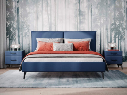 Кровать Сонум Dakota Микровелюр Серый 256