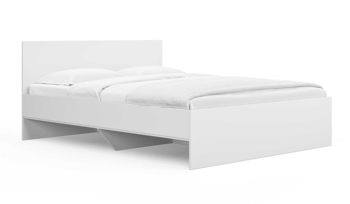 Кровать корпусная в современном стиле Сонум Mariana Белый (с основанием из ДСП)
