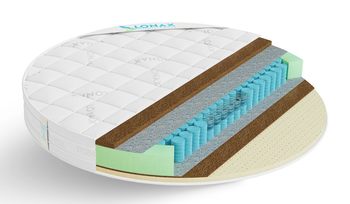 Матрас диаметра 220 см Lonax Round Cocos-Medium TFK