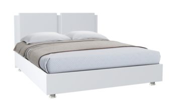 Кровать комбинированная Промтекс-Ориент Китон 2 белый + белый (с основанием)