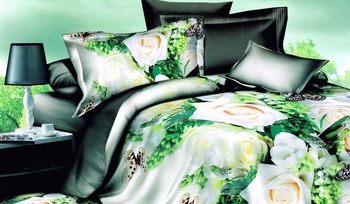 Комплект постельного белья с цветами Tango DF01-06