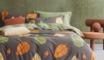Комплект постельного белья с растениями Асабелла 1660