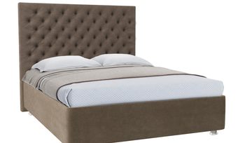 Кровать мягкая 110х200 см Промтекс-Ориент Tweeden 150 Сонте коричневый (с основанием)