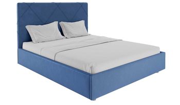Кровать синяя Димакс Альменно Сапфир с подъемным механизмом