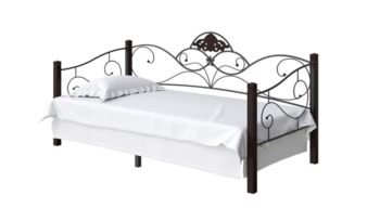 Кровать металлическая 90x200 см ProSon Garda 2R-Софа Венге (с основанием)