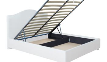 Кровать мягкая 120x200 см Промтекс-Ориент Ренса Luxa Milk с подъемным механизмом