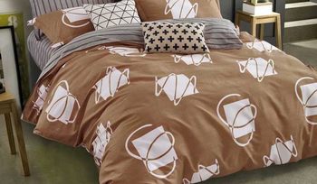Комплект постельного белья с рисунком-абстракцией Tango TPIG6-561