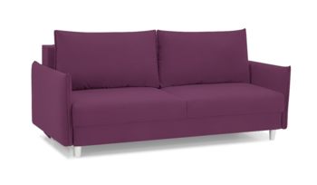 Диван кровать фиолетовый Фиеста Мебель Портленд Лайт велюр Vivaldi 19 фиолетовый