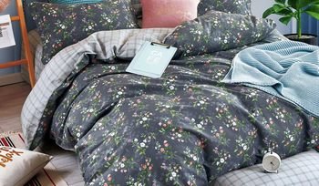 Комплект постельного белья с цветочными узорами Tango TPIG3-1485