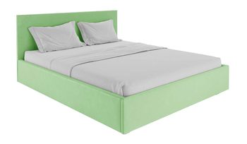 Кровать зеленая Димакс Джеффер с подъемным механизмом 200х200 велюр Velutto 53 уцененная