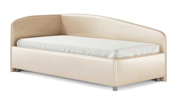 Кровать в современном стиле Сонум Paola Экокожа Платиновый перламутр (с подъемным механизмом)