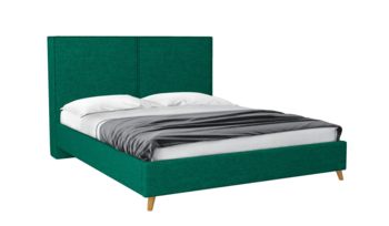 Кровать зеленая Sontelle Style Atlin Velutto 20 (с основанием)