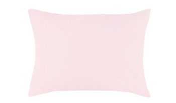 Наволочка розовое Primavelle из однотонного сатина на молнии (розовая)