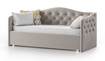 Кровать мягкая в классическом стиле Nuvola Elea Velutto 22 (с основанием)