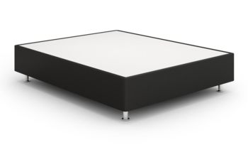 Кровать мягкая черная Lonax Box Maxi эконом Черный