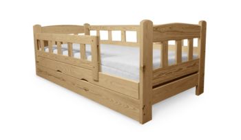 Кровать детская с бортиком Фиеста Мебель Ассоль Бук (с подъемным механизмом)