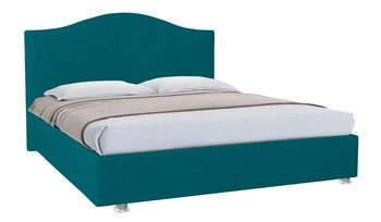 Кровать зеленая Промтекс-Ориент Ренса Velutto 20 (с основанием)