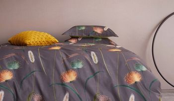 Комплект постельного белья фиолетовое Асабелла 1667