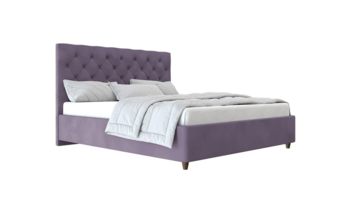 Кровать мягкая фиолетовая Beautyson Gerda велюр Formula 890 фиолетовый (с подъемным механизмом)