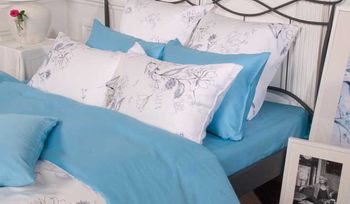 Комплект постельного белья 1,5-спальное из тенсела Kariguz Romantic