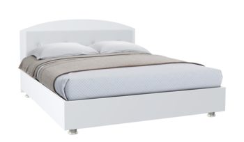 Кровать комбинированная Промтекс-Ориент Мелори 2 белый + белый (с основанием) 