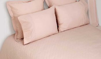 Комплект постельного белья с вышивкой BOVI PLOMBIR розовый