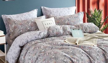 Комплект постельного белья с цветочными узорами Асабелла 1565-6