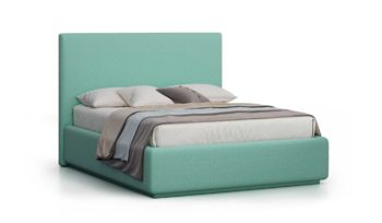Кровать зеленая Nuvola Bianco Style Velutto 14 (с подъемным механизмом)