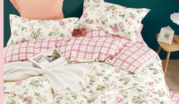 Комплект постельного белья с цветочными узорами Асабелла 1691