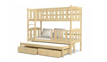 Кровать детская 80х160 см Фиеста Мебель Нота 3 Бук двухъярусная 