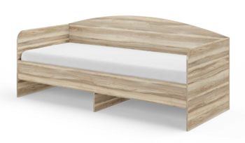Кровать корпусная в современном стиле Сонум Crystal Ясень Ориноко (с основанием из ДСП)