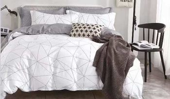 Комплект постельного белья с геометрическими фигурами (круг, квадрат, прямоугольник) Tango TPIG2-527