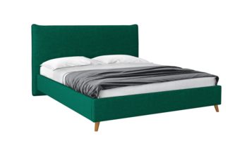 Кровать зеленая Sontelle Style Kamizo Velutto 20 (с основанием)