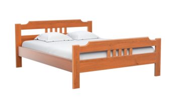 Кровать из массива 200x200 см DreamLine Бельфор ясень Груша