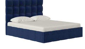 Кровать синяя Corretto Эмили синий (с подъемным механизмом)