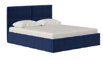 Кровать синяя Corretto Медисон синий (с подъемным механизмом)