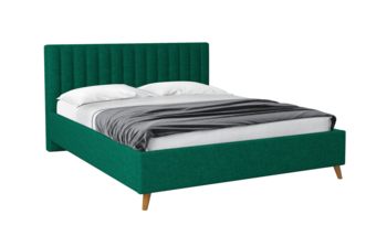 Кровать зеленая Sontelle Style Laxo Velutto 20 (с основанием)
