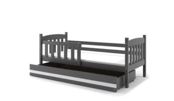 Кровать детская 80х180 см Фиеста Мебель Крош Бук Серая