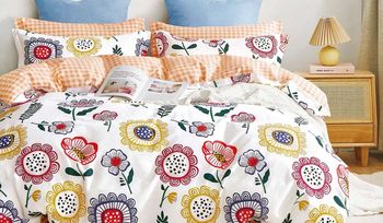 Комплект постельного белья с цветами Tango TPIG3-1531